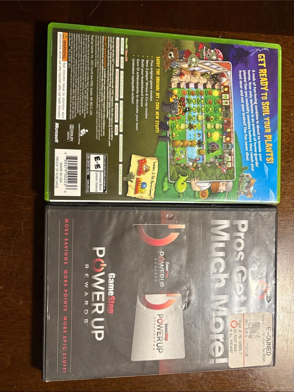 Plants vs. Zombies & sonic & sega all-stars rac